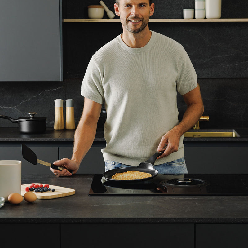 Hartige pannenkoek met spinazie, zalm en ei Hartige pannenkoek met spinazie, zalm en ei