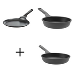 PROMO Stone+ Set de poêles Ø 20 cm Ø 24 cm Ø 25 cm