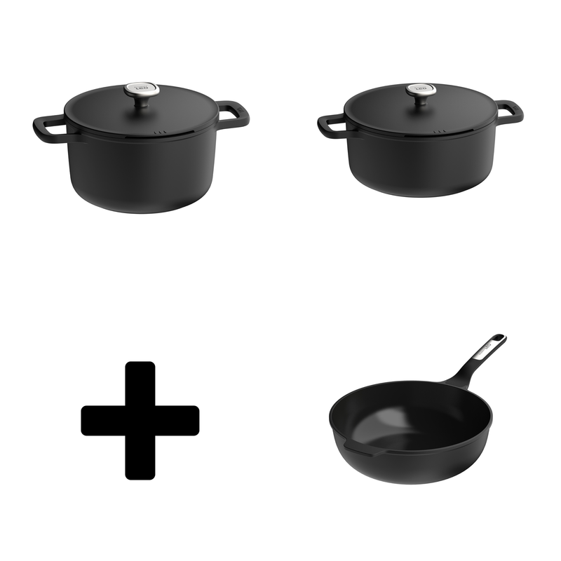 Phantom Promo – Kookpot Ø 26 cm – Kookpot Ø 28 cm – Wok Ø 30 cm