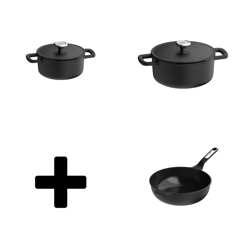 Phantom Promo – Kookpot Ø 20 cm – Kookpot Ø 24 cm – Wok Ø 28 cm