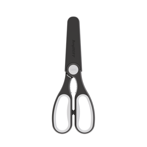 LEO Multifunctionele keukenschaar met magnetische hoes Graphite 23cm