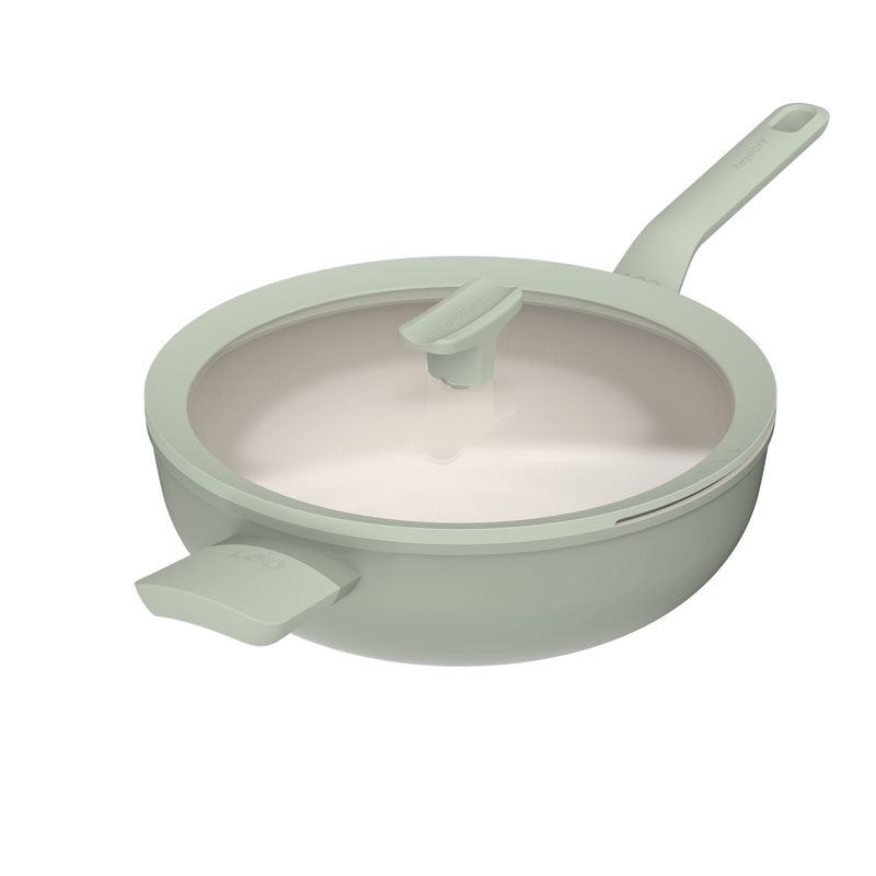 LEO Wokpan antikleef met deksel Balance Sage - Ø 32cm
