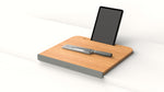 LEO planche à découper en bambou avec support pour tablette Balance